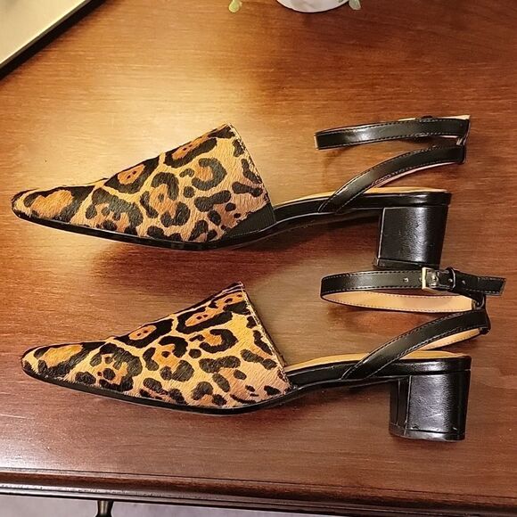 Calvin Klien leopard print mules - Picture 6 of 9